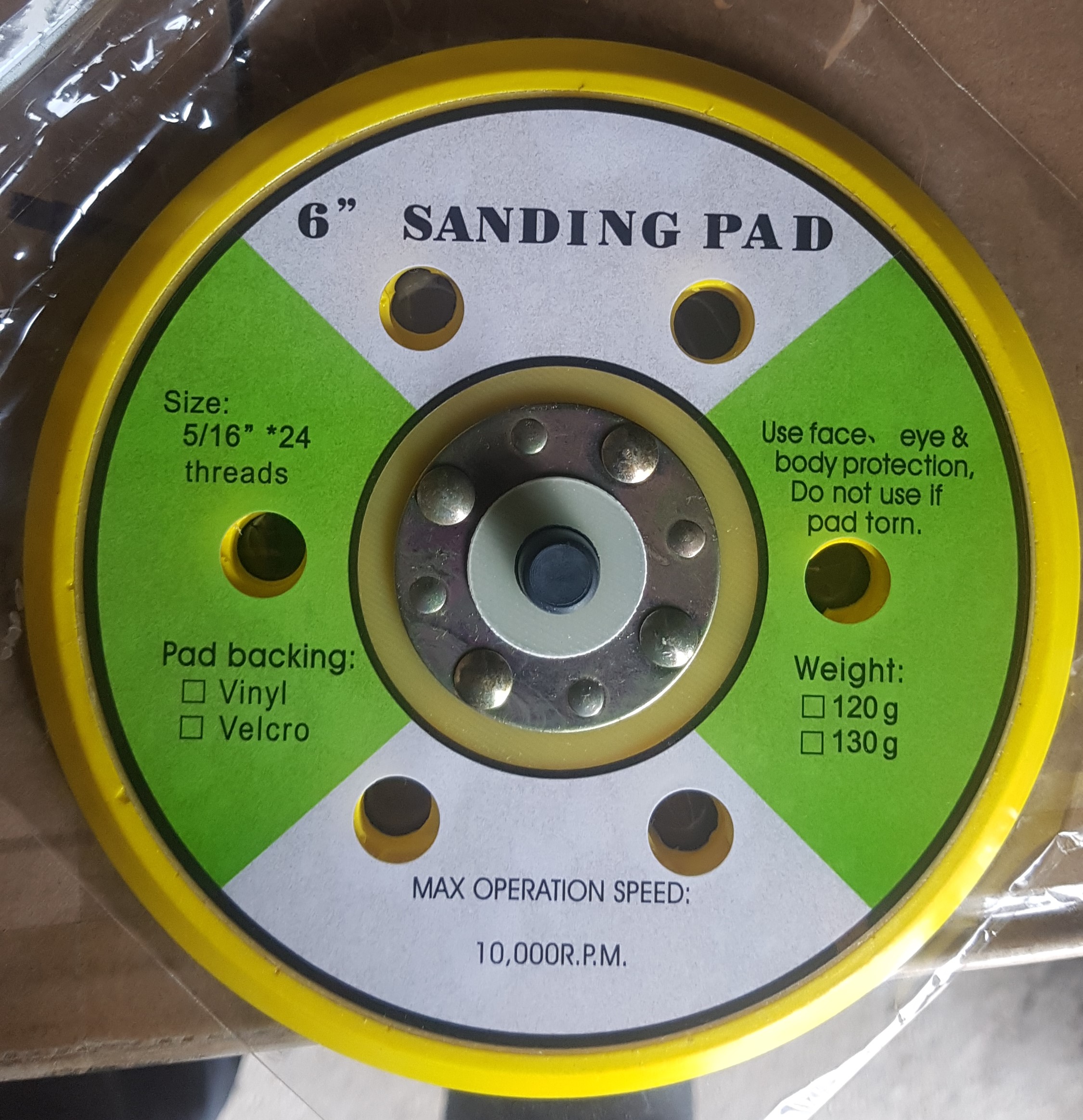 Đế máy chà nhám 6″